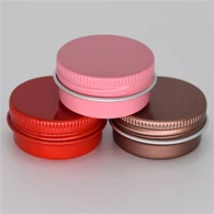 Hliníkový úložný box Skrutkovacie veká pre krásne produkty Id100 mm Výška42 mm Objem 250 ml